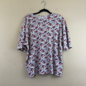 Rose covered t-shirt (xl)
